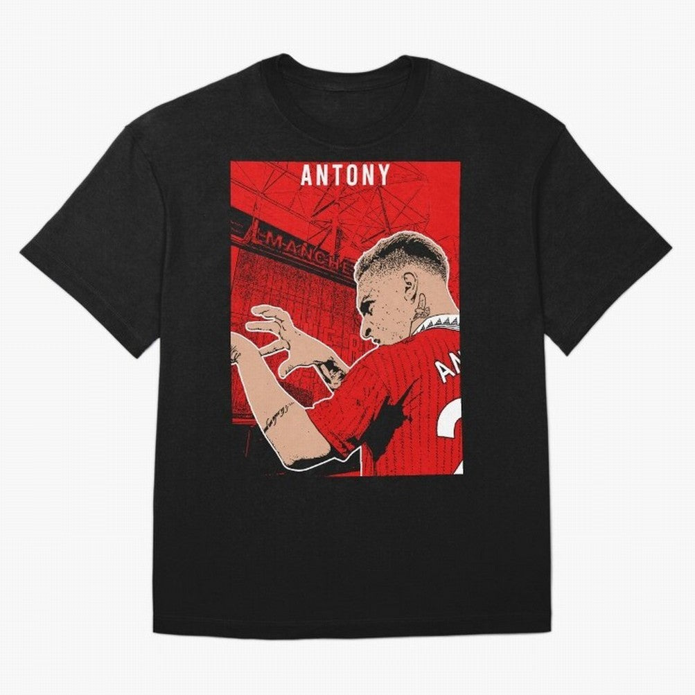 Antony Oversized T-Shirt Show Your Stadium Side during FIFA World Cup 2026 Featuring Messi, Neymar and Mbappe, Argentina and Brazil Energy, Classic Soccer Heritage, Championship Pressure, Fan Loyalty and International Pride; Ideal for Passionate