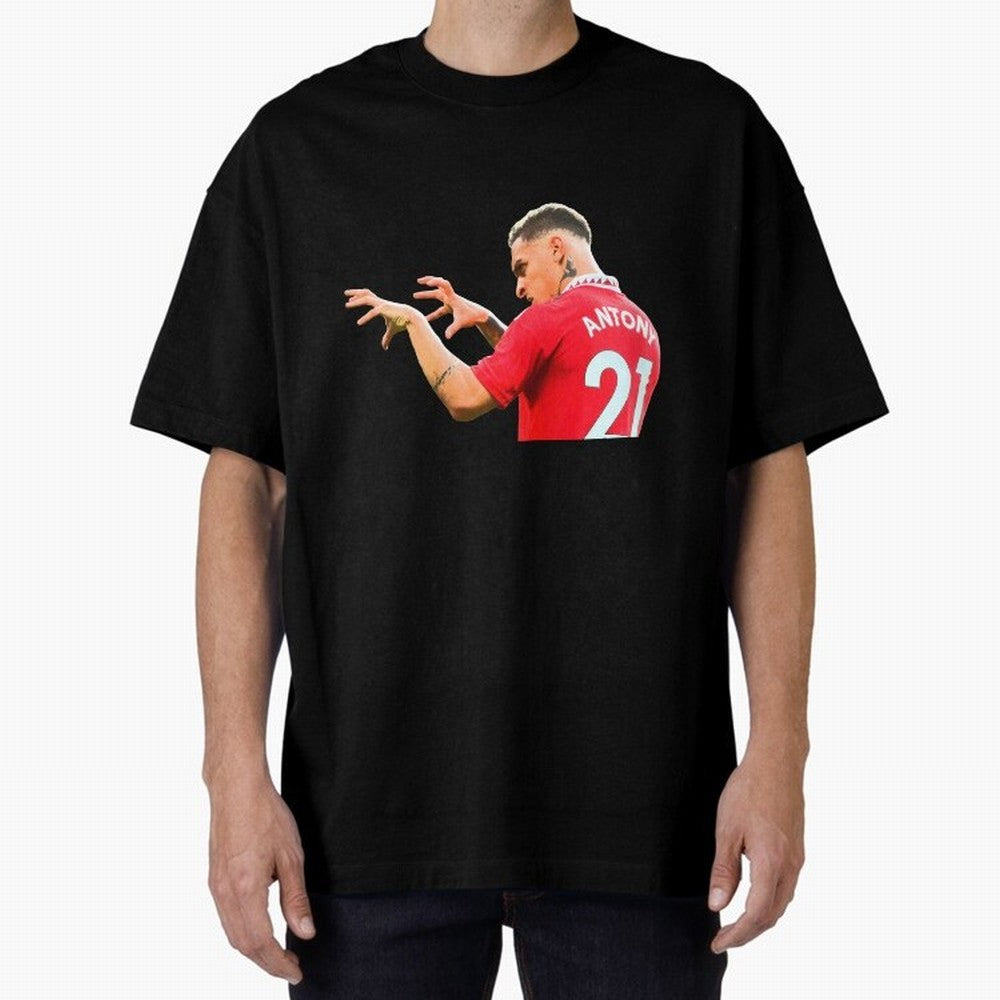 Antony Oversized T-Shirt Bring a Champion Mindset to FIFA World Cup 2026 Inspired by Haaland and Mbappe, Argentina Energy, Football Passion, Legendary Performances, Festival Vibes and Supporter Community; Ideal for Fans Who Follow Messi, Cristiano