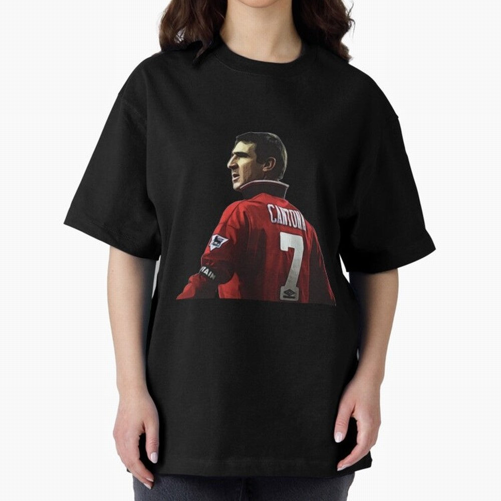 King of Manchester Eric Cantona Oversized T-Shirt Show Your Love for FIFA World Cup 2026 Filled with CR7 and Messi, Netherlands Energy, Global Supporter Spirit, Legendary Goals, National Colors and Tournament Celebration; Built for Supporters