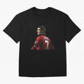 King of Manchester Eric Cantona Oversized T-Shirt Show Your Love for FIFA World Cup 2026 Filled with CR7 and Messi, Netherlands Energy, Global Supporter Spirit, Legendary Goals, National Colors and Tournament Celebration; Built for Supporters