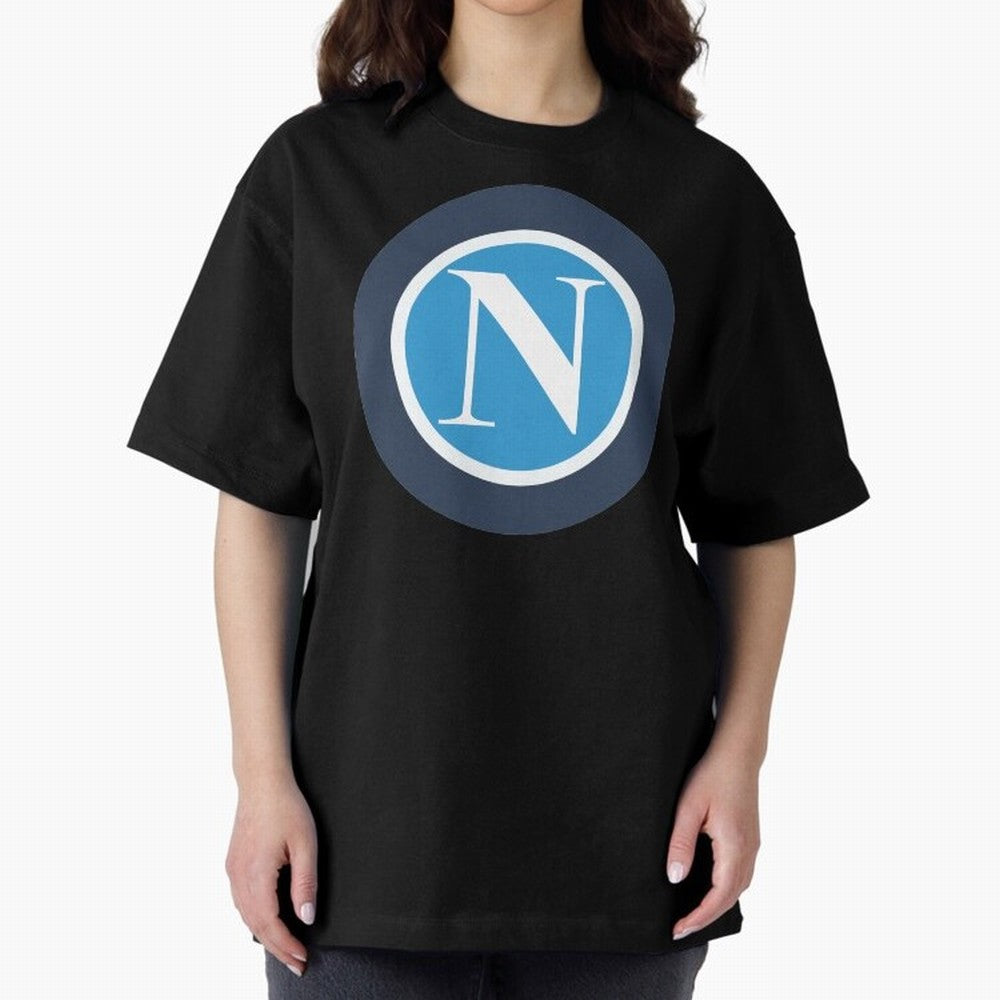 NAPOLI Oversized T-Shirt Support FIFA World Cup 2026 USA Canada Mexico for Fans of Mbappe and Argentina, France and Brazil, Bringing Stadium Memories, Football Loyalty, International Chants and Championship Tradition; Ideal for Passionate Fans Who