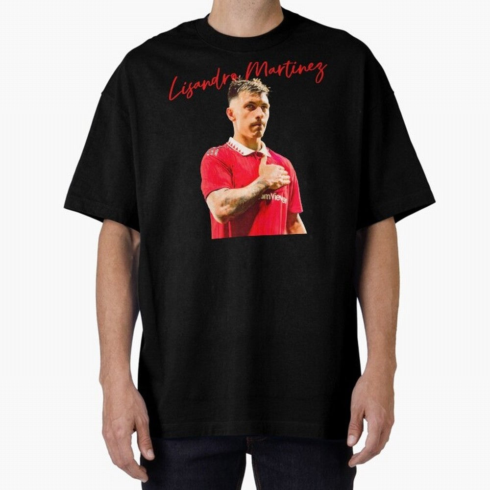 Lisandro Martinez Oversized T-Shirt Represent Fans Who Live for FIFA World Cup 2026 for Fans of Cristiano Ronaldo, Haaland and CR7 and Argentina, France and Brazil, Bringing Worldwide Fan Energy, Dramatic Goals, Stadium Lights and Championship