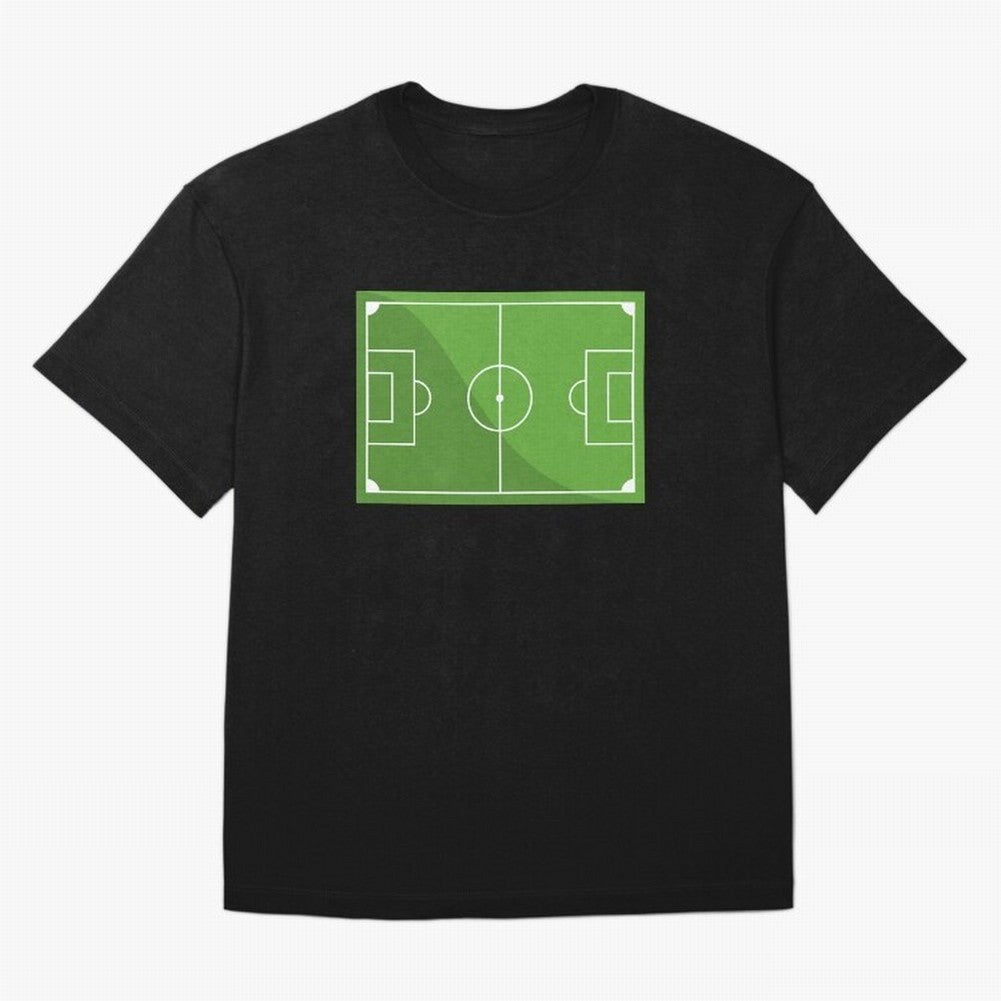 Football Pitch Oversized T-Shirt Feel the Heartbeat of FIFA World Cup 2026 USA Canada Mexico Spirit, with Brazil, Mbappe, Match Day Excitement, Supporter Culture, Golden Goals and Global Football Passion; Perfect for Fans, Collectors, Family