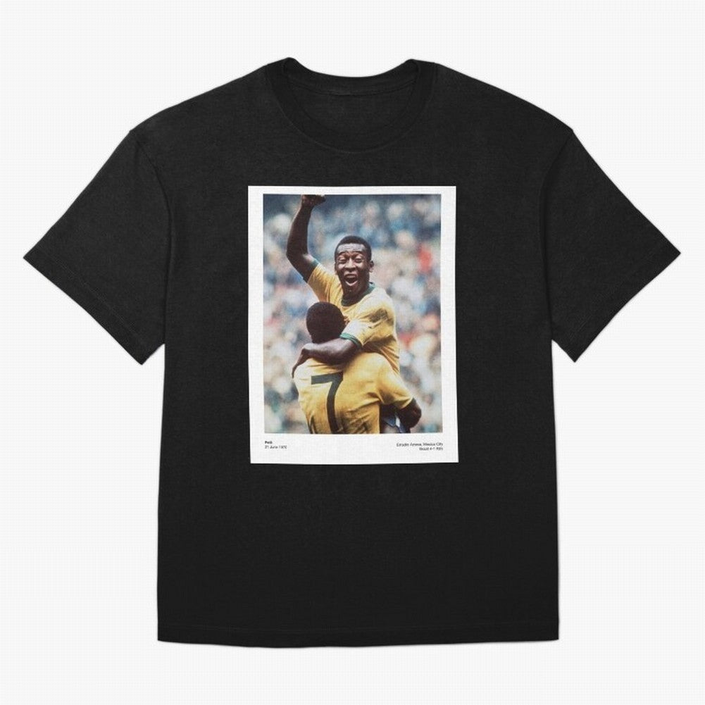 Pele Oversized T-Shirt Celebrate Fan Culture around FIFA World Cup 2026 Spirit, Centered on Argentina, Messi, Football Festival Excitement, Trophy Ambitions, Country Rivalries and Star Player Buzz; Ideal for Football Dads, Football Moms, Friends,