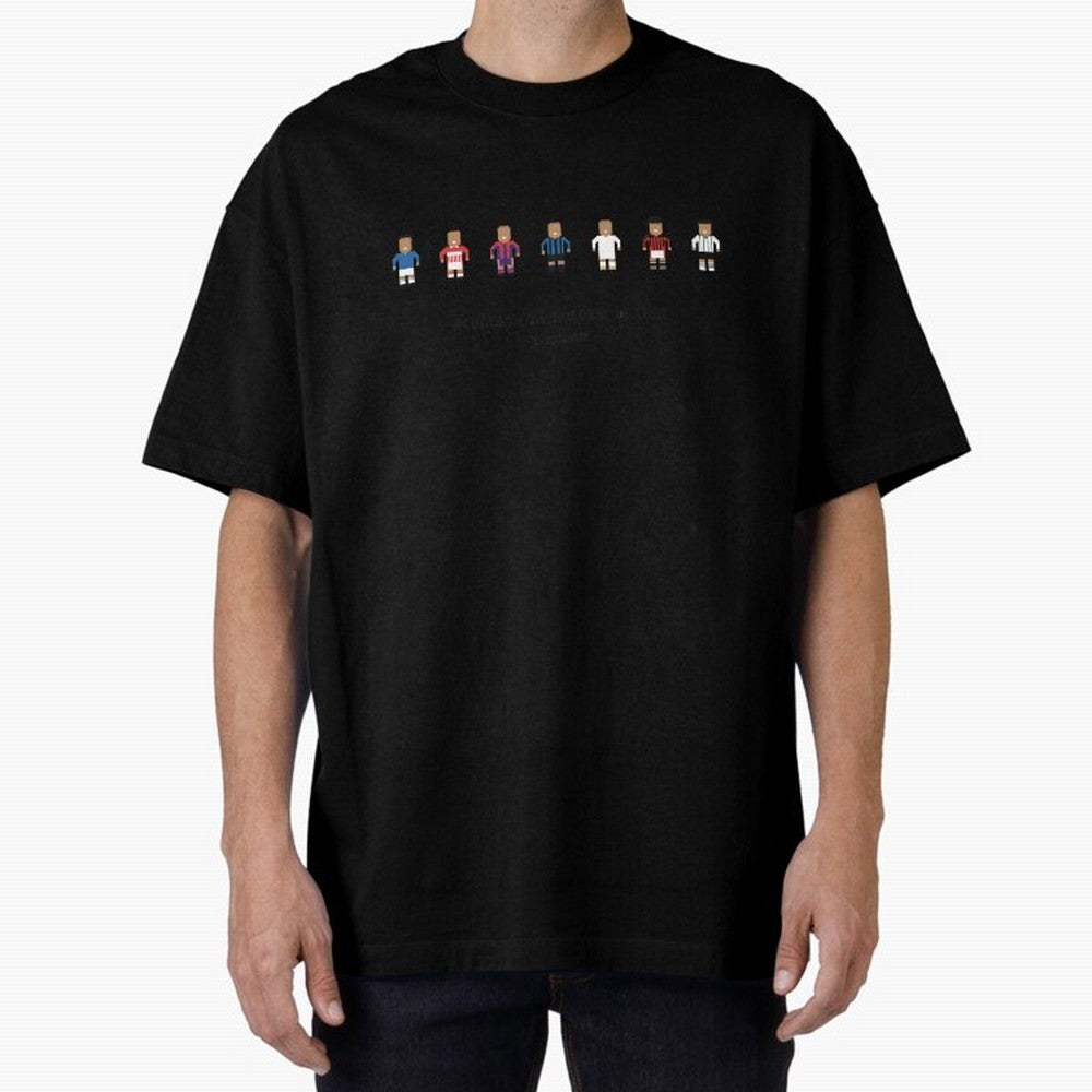The Club Career Kits Of Ronaldo Oversized T-Shirt Get Ready for FIFA World Cup 2026 for Fans of CR7 and Messi and Argentina and Brazil, Bringing Football History, Final Match Energy, Crowd Noise and Once in a Lifetime Moments; Created for Match Day