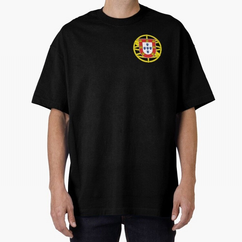 Portugal Coat of Arms Oversized T-Shirt Make the Season About Global Football Passion for FIFA World Cup 2026 Group Stage, with Cristiano Ronaldo, Haaland and CR7, Argentina and Brazil, Global Supporter Spirit, Legendary Goals, National Colors and