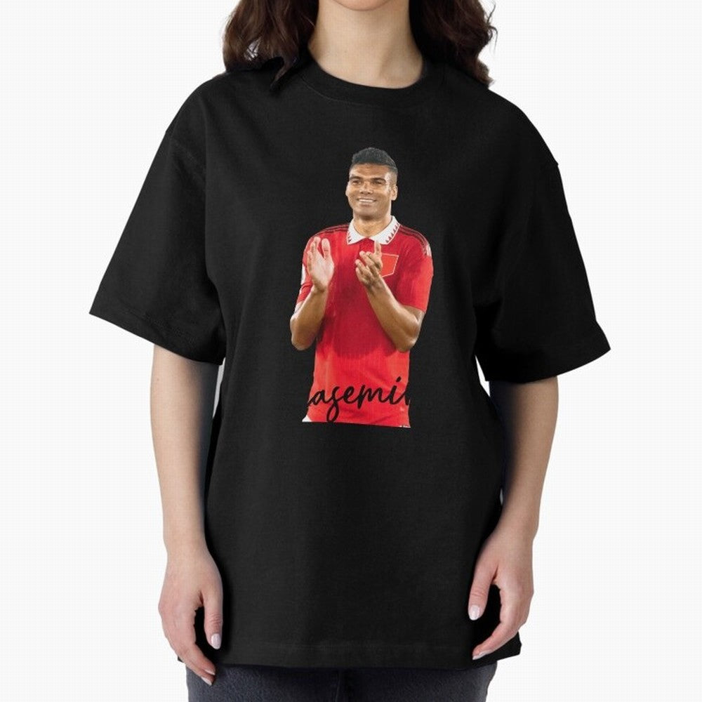 Casemiro Oversized T-Shirt Celebrate the Biggest Stage of FIFA World Cup 2026 Capturing Cristiano Ronaldo, Portugal, Spain and Germany Energy, Retro Football Energy, Iconic Rivalries, Trophy Chase Drama and Stadium Atmosphere; Built for Supporters