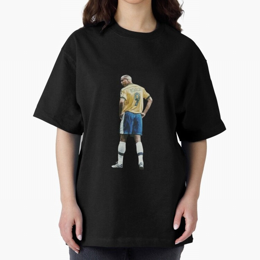 Brazilian Football Player from Milano Oversized T-Shirt Experience the Global Stage of the FIFA World Cup 2026 Journey through Messi and Cristiano Ronaldo Highlights, Germany Pride, Stadium Chants, National Pride, Trophy Dreams and Unforgettable