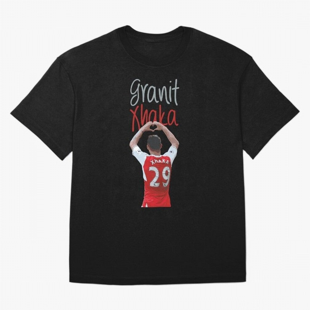 Granit Xhaka Oversized T-Shirt Bring a Vintage Feel to Match Day Hype around FIFA World Cup 2026 USA Canada Mexico, Cristiano Ronaldo, Haaland and CR7, Spain, Football Passion, Legendary Performances, Festival Vibes and Supporter Community; Made