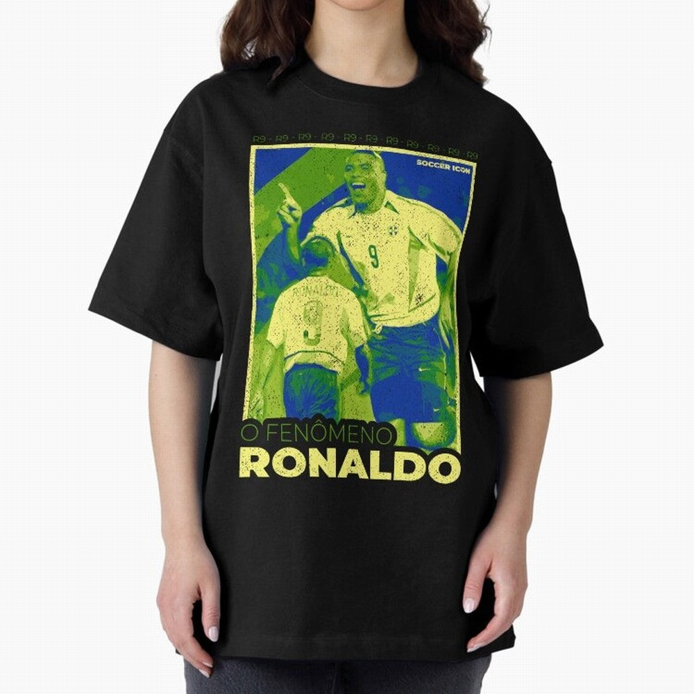 Ronaldo - Street Art - Soccer Icons Oversized T-Shirt Honor FIFA World Cup 2026 USA Canada Mexico Connected to Cristiano Ronaldo, Haaland and CR7, Portugal, Spain and Germany Energy, Game Day Rituals, Football Legends, Country Pride and the Road to