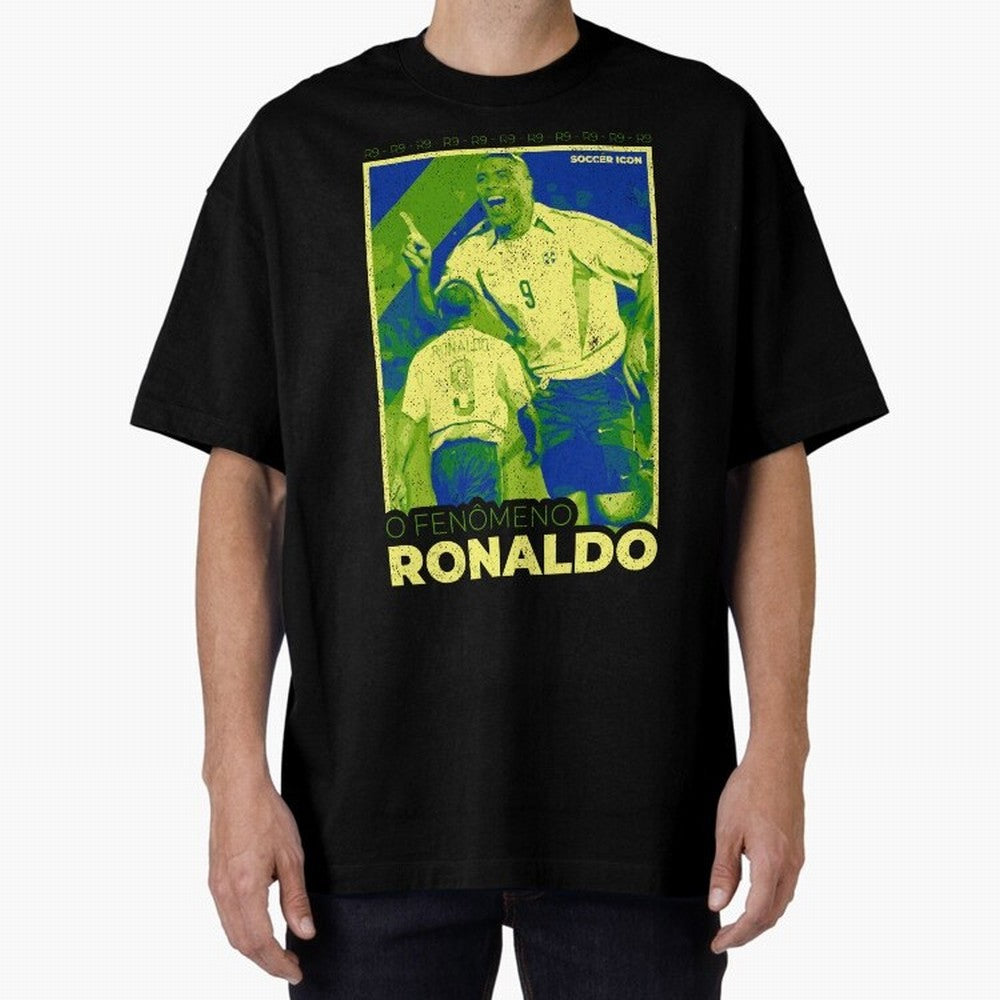 Ronaldo - Street Art - Soccer Icons Oversized T-Shirt Honor FIFA World Cup 2026 USA Canada Mexico Connected to Cristiano Ronaldo, Haaland and CR7, Portugal, Spain and Germany Energy, Game Day Rituals, Football Legends, Country Pride and the Road to