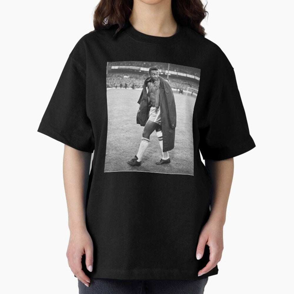 Pele Oversized T-Shirt Showcase FIFA World Cup 2026 Spirit, Capturing England and Germany, Messi and Cristiano Ronaldo, Supporter Pride, Iconic Celebrations, Legendary Names and Global Match Day Energy; Built for Supporters Chasing Trophy Dreams,