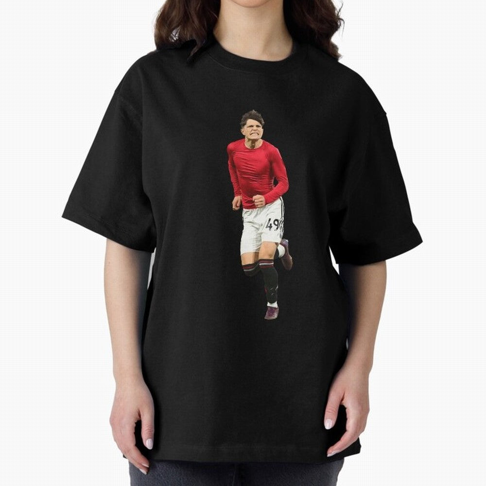 Alejandro Garnacho celebration Oversized T-Shirt Bring Match Day Fire to the FIFA World Cup 2026 Journey through Neymar Highlights, Argentina and Brazil Pride, Stadium Memories, Football Loyalty, International Chants and Championship Tradition;