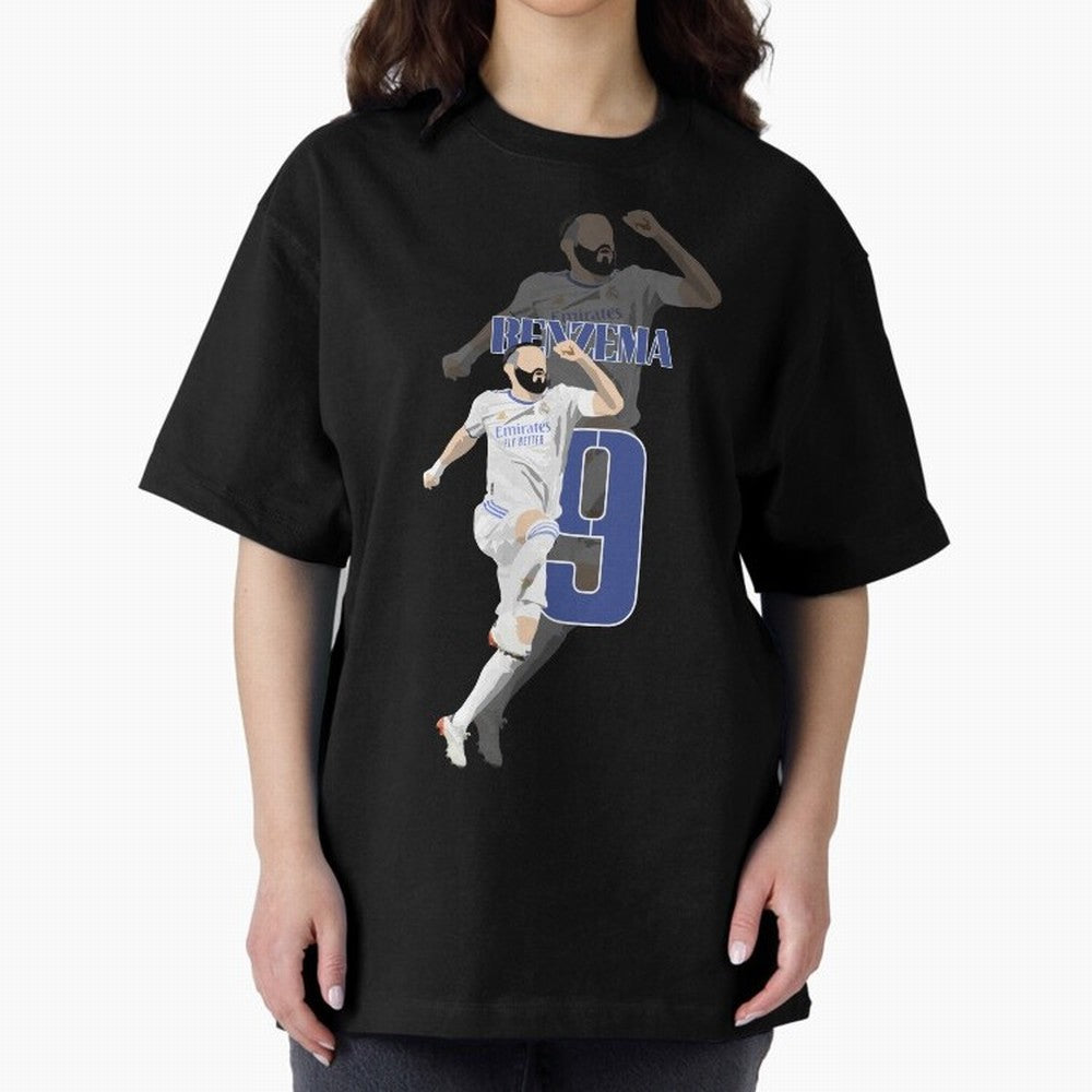 Karim Benzema 9 Oversized T-Shirt Bring Stadium Energy to the FIFA World Cup 2026 Group Stage Journey through Messi, CR7 and Mbappe Highlights, Germany Pride, Champion Mindset, Group Stage Buzz, Knockout Tension and Passionate Fan Culture; Great