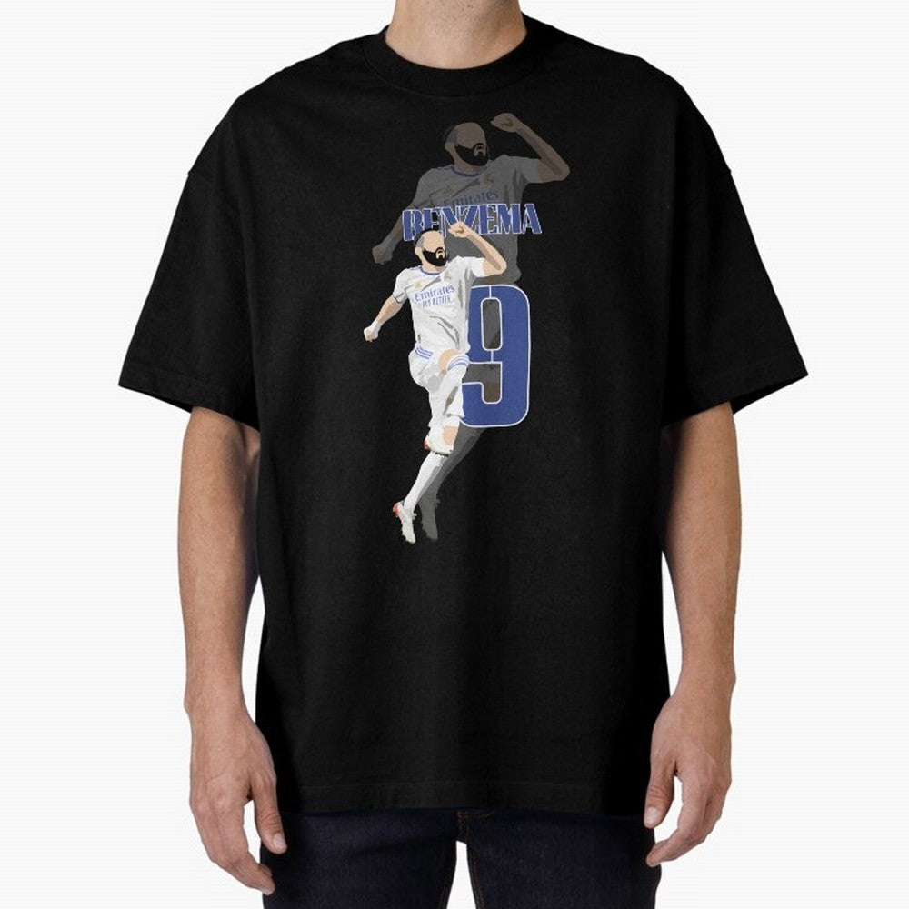 Karim Benzema 9 Oversized T-Shirt Bring Stadium Energy to the FIFA World Cup 2026 Group Stage Journey through Messi, CR7 and Mbappe Highlights, Germany Pride, Champion Mindset, Group Stage Buzz, Knockout Tension and Passionate Fan Culture; Great