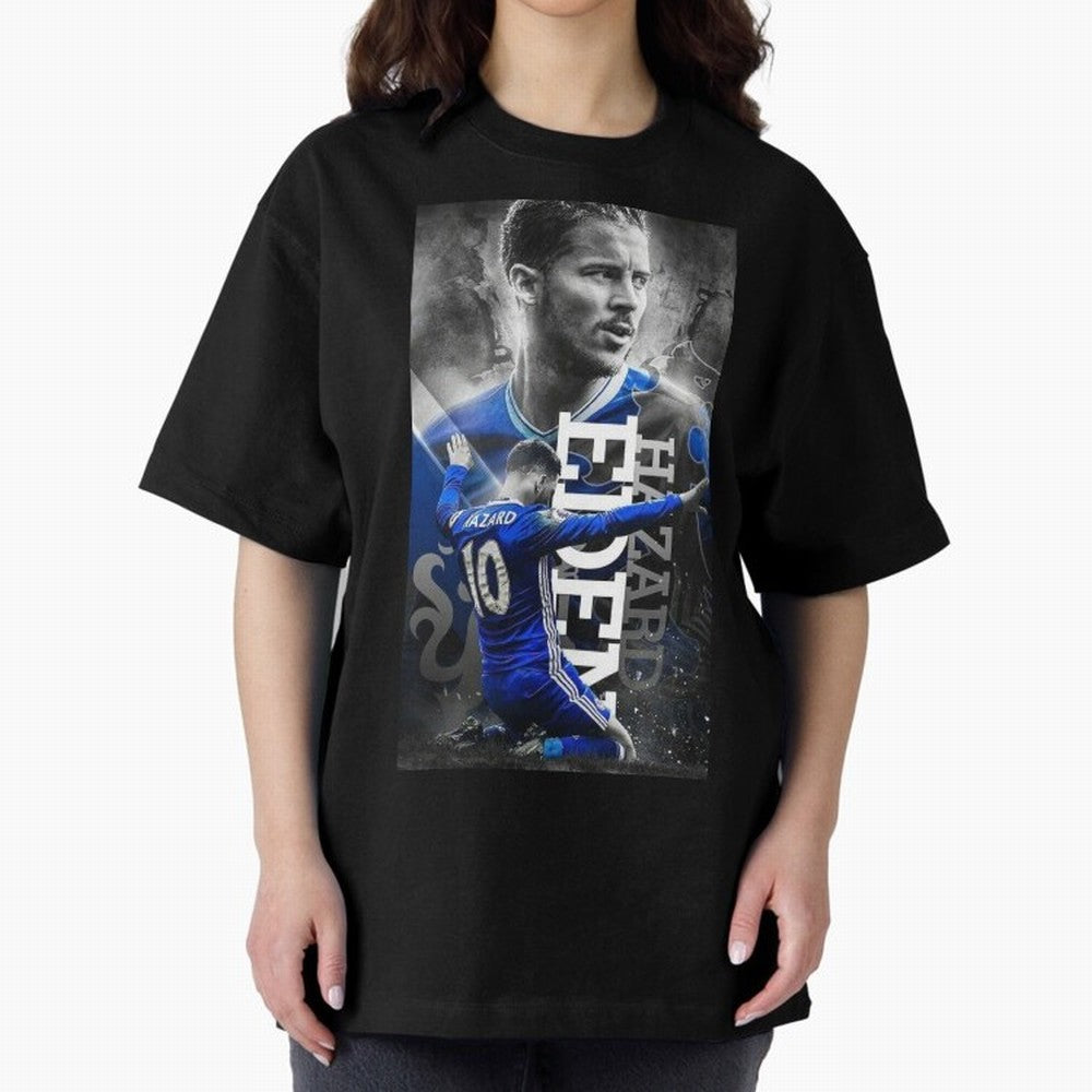 Eden Hazard Oversized T-Shirt Bring Champion Energy into FIFA World Cup 2026 USA Canada Mexico for Fans of CR7 and Argentina, Bringing Supporter Pride, Iconic Celebrations, Legendary Names and Global Match Day Energy; Ideal for Passionate Fans Who