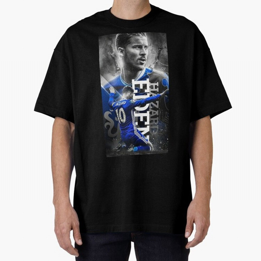 Eden Hazard Oversized T-Shirt Bring Champion Energy into FIFA World Cup 2026 USA Canada Mexico for Fans of CR7 and Argentina, Bringing Supporter Pride, Iconic Celebrations, Legendary Names and Global Match Day Energy; Ideal for Passionate Fans Who