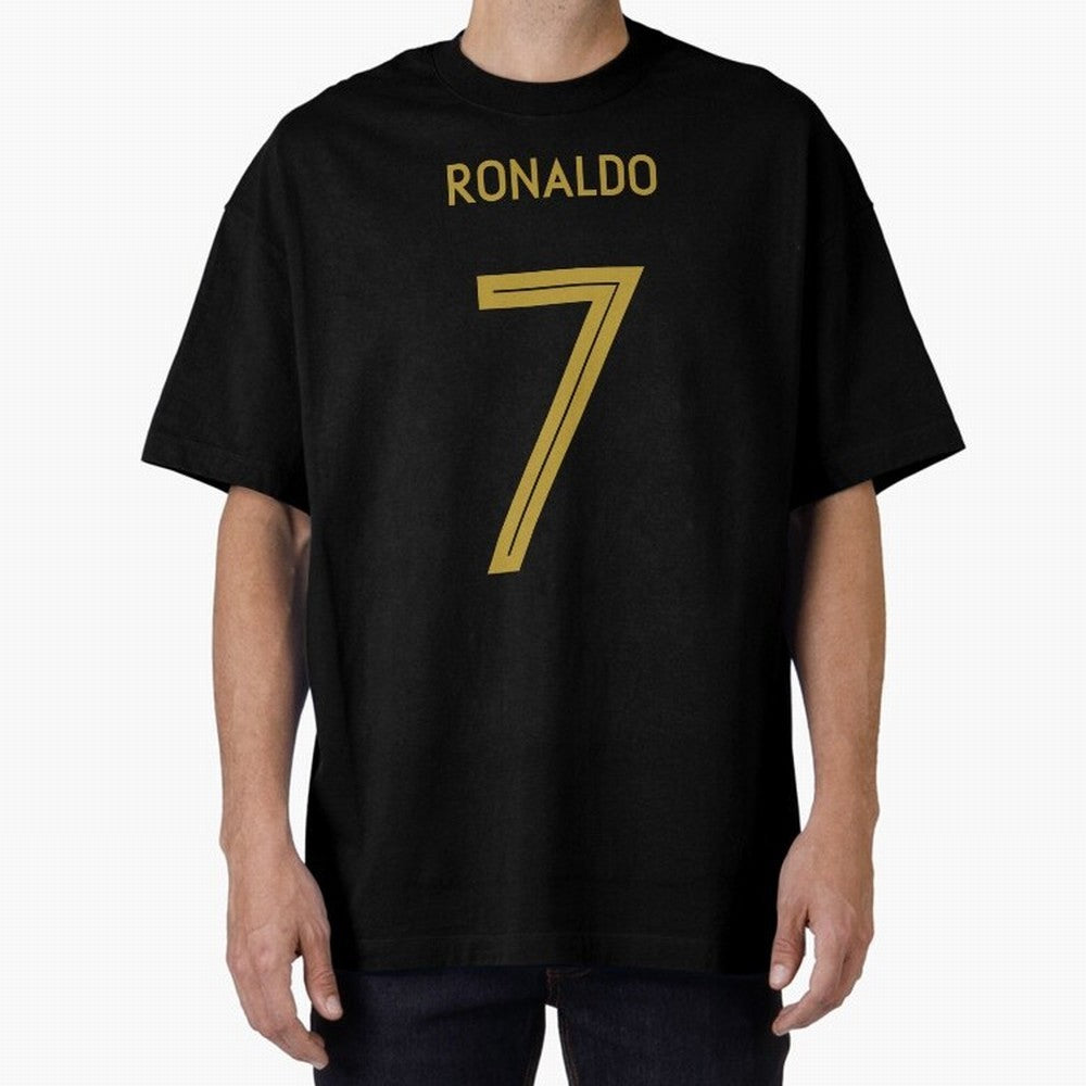 Christiano Ronaldo Portugal Jersey 2020 Oversized T-Shirt Bring Global Football Passion for FIFA World Cup 2026 Group Stage, Connected to CR7 and Messi, Argentina and Brazil, Match Day Excitement, Supporter Culture, Golden Goals and Global Football