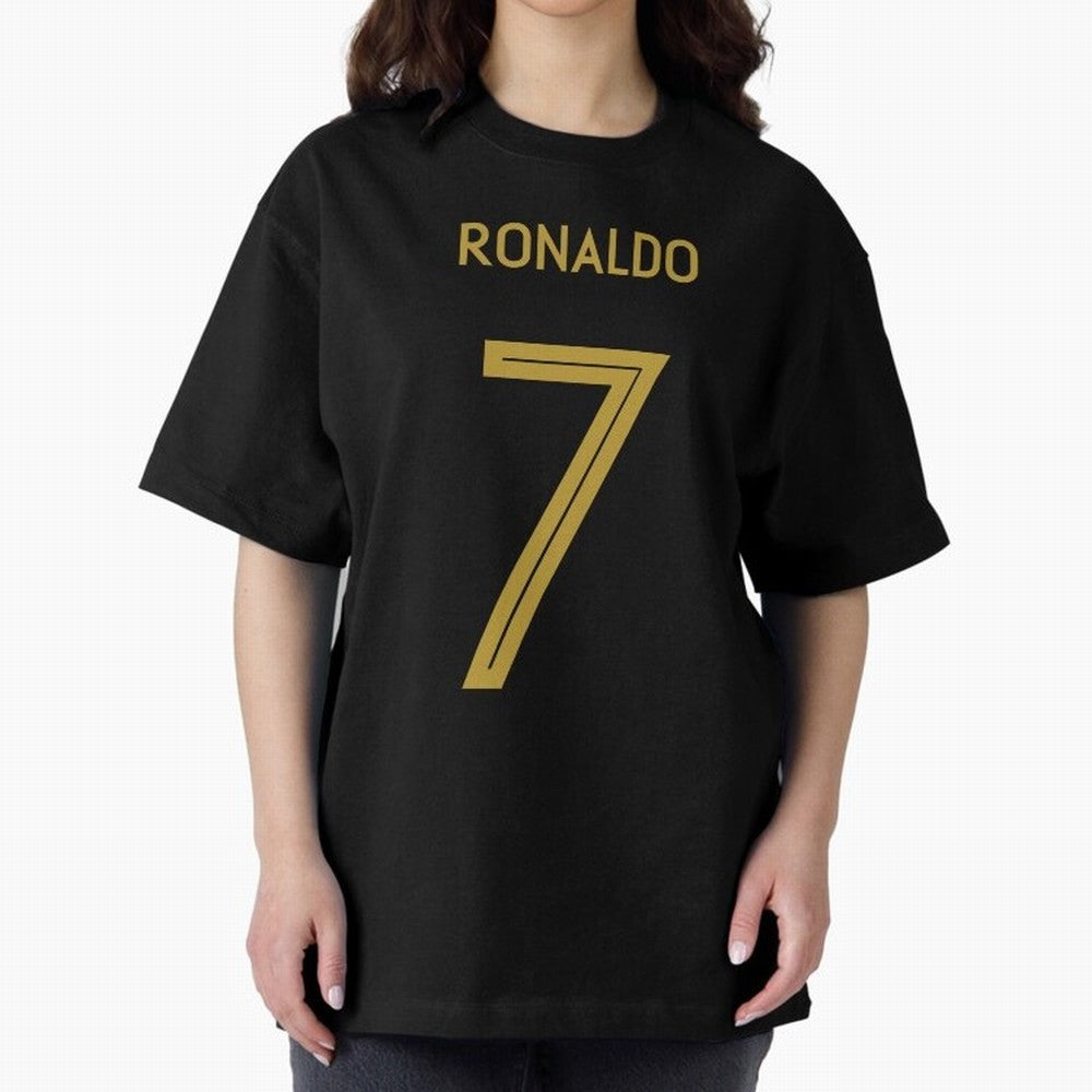 Christiano Ronaldo Portugal Jersey 2020 Oversized T-Shirt Bring Global Football Passion for FIFA World Cup 2026 Group Stage, Connected to CR7 and Messi, Argentina and Brazil, Match Day Excitement, Supporter Culture, Golden Goals and Global Football