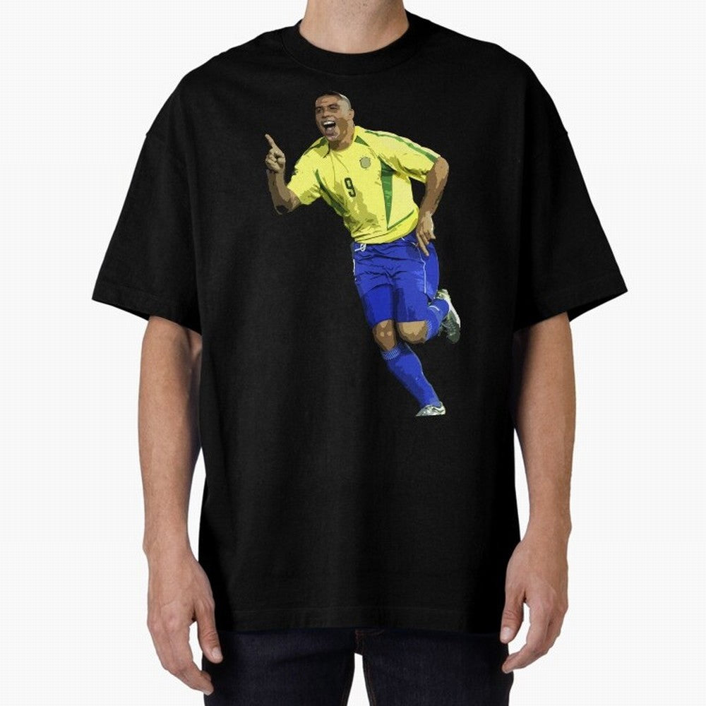 Ronaldo Nazario Oversized T-Shirt Wear the Spirit of Global Football Passion for FIFA World Cup 2026 Group Stage, Inspired by Haaland, Spain, Supporter Pride, Iconic Celebrations, Legendary Names and Global Match Day Energy; Ideal for Football