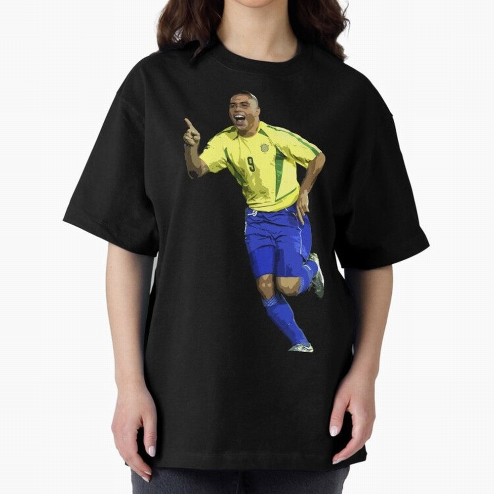 Ronaldo Nazario Oversized T-Shirt Wear the Spirit of Global Football Passion for FIFA World Cup 2026 Group Stage, Inspired by Haaland, Spain, Supporter Pride, Iconic Celebrations, Legendary Names and Global Match Day Energy; Ideal for Football