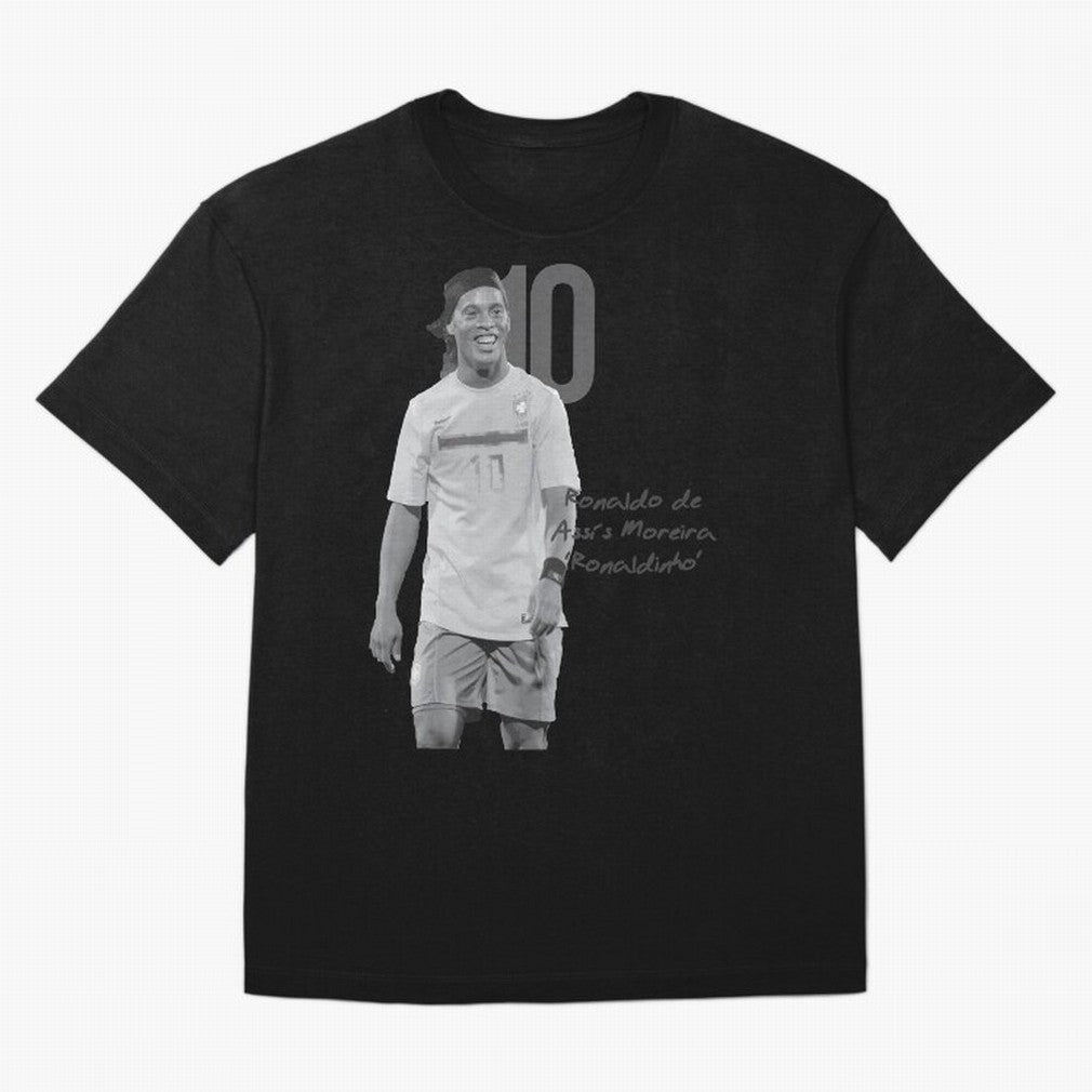 Ronaldo de Assis Moreira Ronaldinho Oversized T-Shirt Bring International Match Energy to FIFA World Cup 2026 USA Canada Mexico for Fans of Neymar and Brazil, Portugal and Argentina, Bringing Classic Soccer Heritage, Championship Pressure, Fan