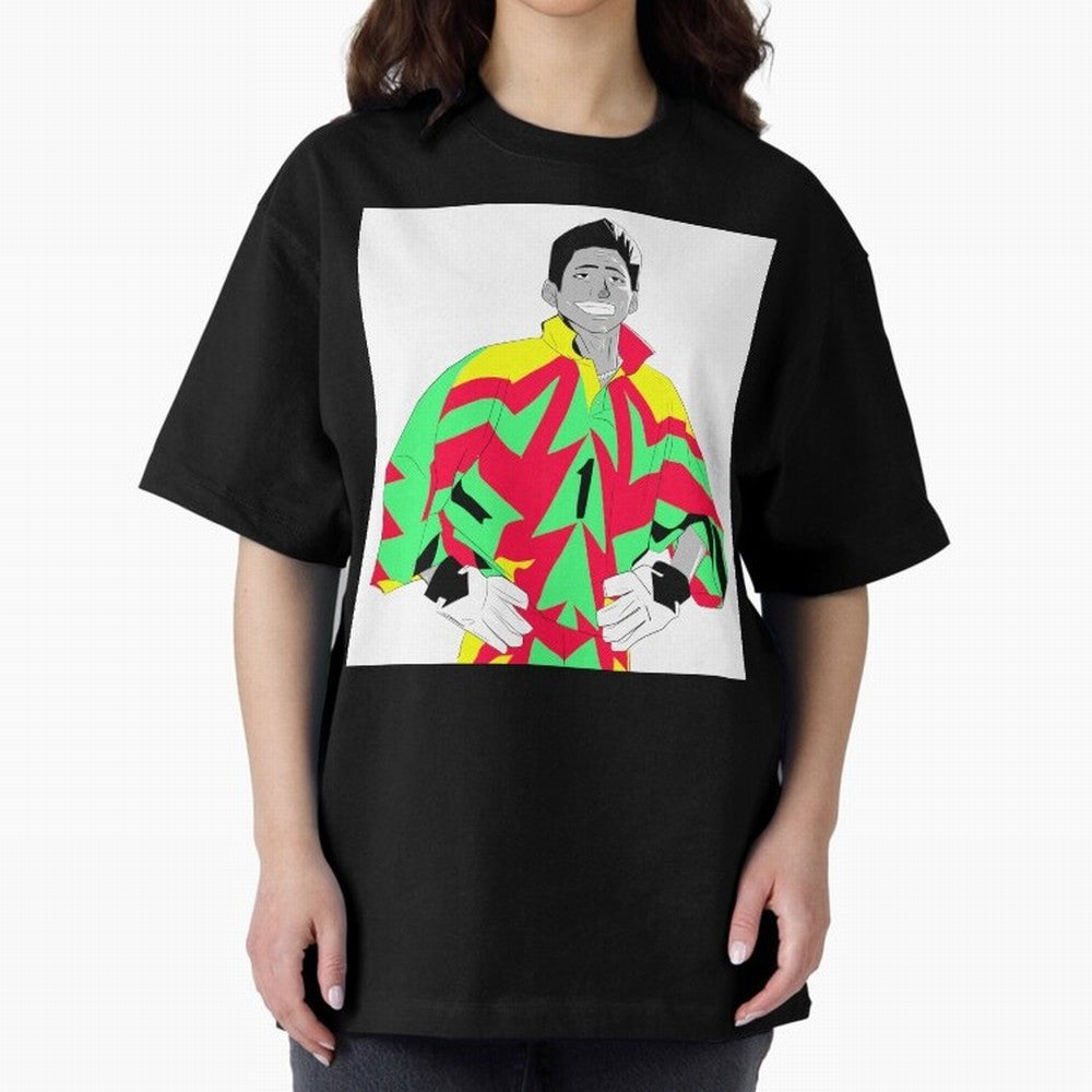 Jorge Campos the legend of soccer football in goal keeper Oversized T-Shirt Celebrate the Road through FIFA World Cup 2026 Group Stage Spirit, Centered on England and Germany, CR7 and Messi, Vintage Soccer Flavor, Modern Football Stars, National