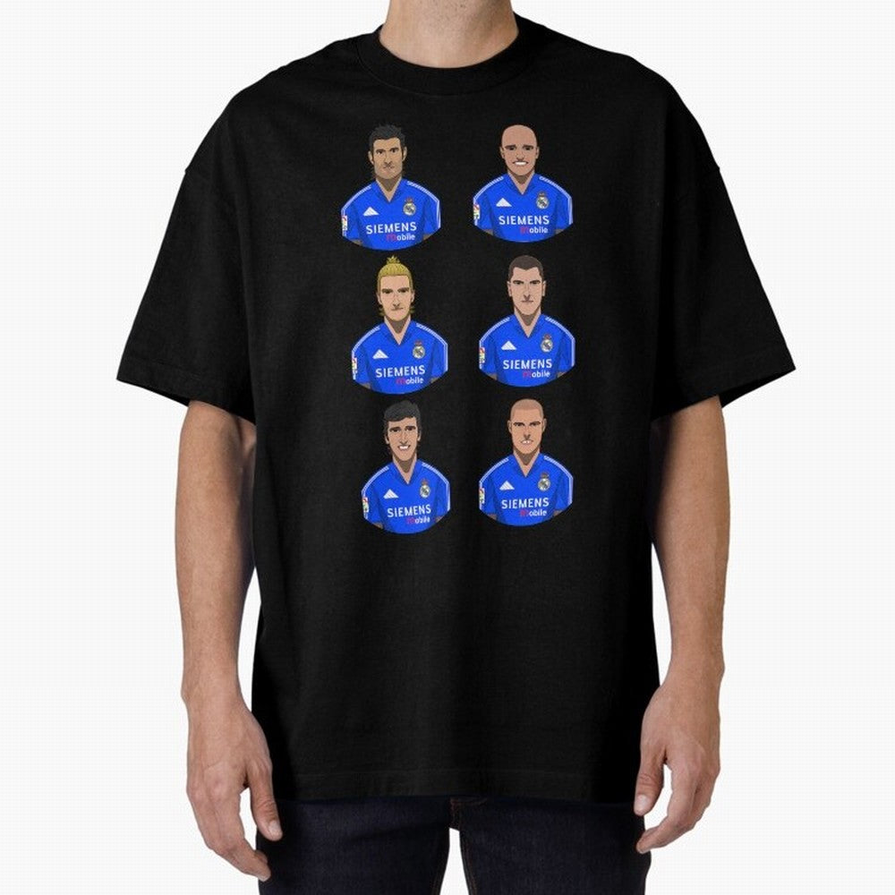 Los Galacticos Oversized T-Shirt Show Your Stadium Side during Global Football Passion for FIFA World Cup 2026 USA Canada Mexico, Centered on Mbappe, England, Champion Mindset, Group Stage Buzz, Knockout Tension and Passionate Fan Culture; Made for
