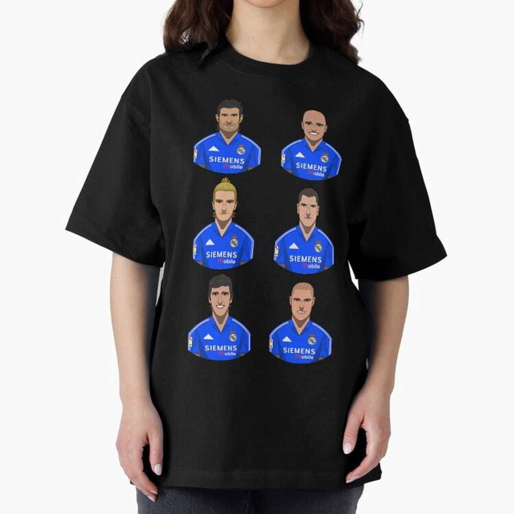 Los Galacticos Oversized T-Shirt Show Your Stadium Side during Global Football Passion for FIFA World Cup 2026 USA Canada Mexico, Centered on Mbappe, England, Champion Mindset, Group Stage Buzz, Knockout Tension and Passionate Fan Culture; Made for