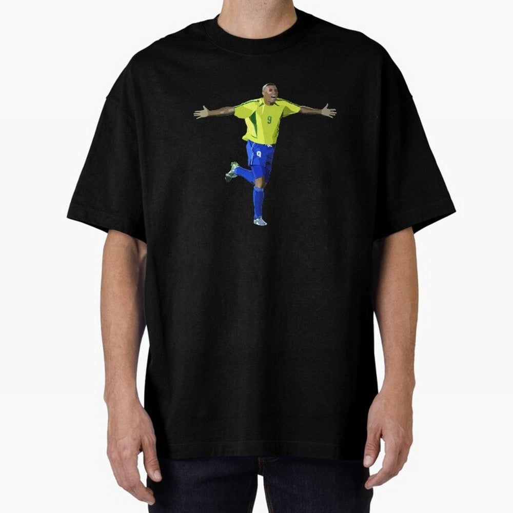 Brazilian Legend Ronaldo Oversized T-Shirt Get Ready for the FIFA World Cup 2026 USA Canada Mexico Journey through Neymar Highlights, Argentina Pride, Supporter Pride, Iconic Celebrations, Legendary Names and Global Match Day Energy; Created for