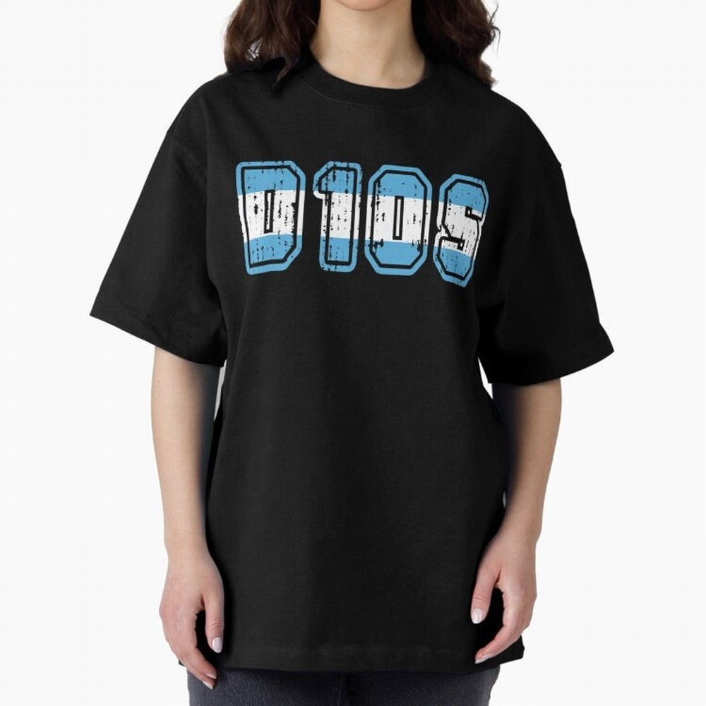 Dios Oversized T-Shirt Back the Journey through the FIFA World Cup 2026 Journey through Haaland Highlights, France and Portugal Pride, Football Festival Excitement, Trophy Ambitions, Country Rivalries and Star Player Buzz; Great for Supporters Who