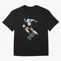 D10S Oversized T-Shirt Honor Football Greatness during Global Football Passion for FIFA World Cup 2026 USA Canada Mexico, Inspired by Cristiano Ronaldo, Haaland and CR7, Portugal, Football Festival Excitement, Trophy Ambitions, Country Rivalries
