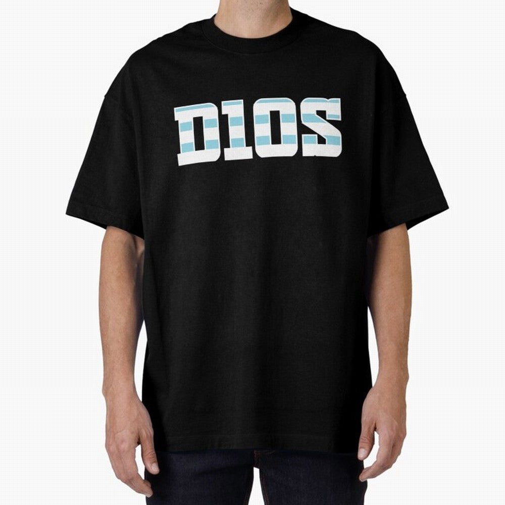 D10S Oversized T-Shirt Carry the Dream of Global Football Passion for FIFA World Cup 2026 Group Stage, with Haaland, Argentina, Championship Spirit, Famous Goals, Roaring Crowds and International Football Unity; Built for Supporters Chasing Trophy