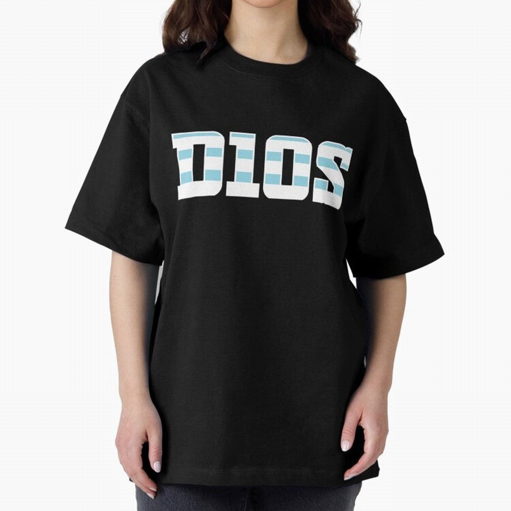 D10S Oversized T-Shirt Carry the Dream of Global Football Passion for FIFA World Cup 2026 Group Stage, with Haaland, Argentina, Championship Spirit, Famous Goals, Roaring Crowds and International Football Unity; Built for Supporters Chasing Trophy