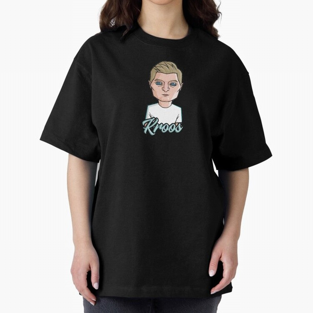 Toni Kroos Oversized T-Shirt Capture Match Day Hype around FIFA World Cup 2026 Group Stage, Mbappe and Neymar, Brazil, Portugal and Argentina, Soccer Culture, Superstar Moments, National Team Dreams and Competitive Fire; Great for Supporters Who