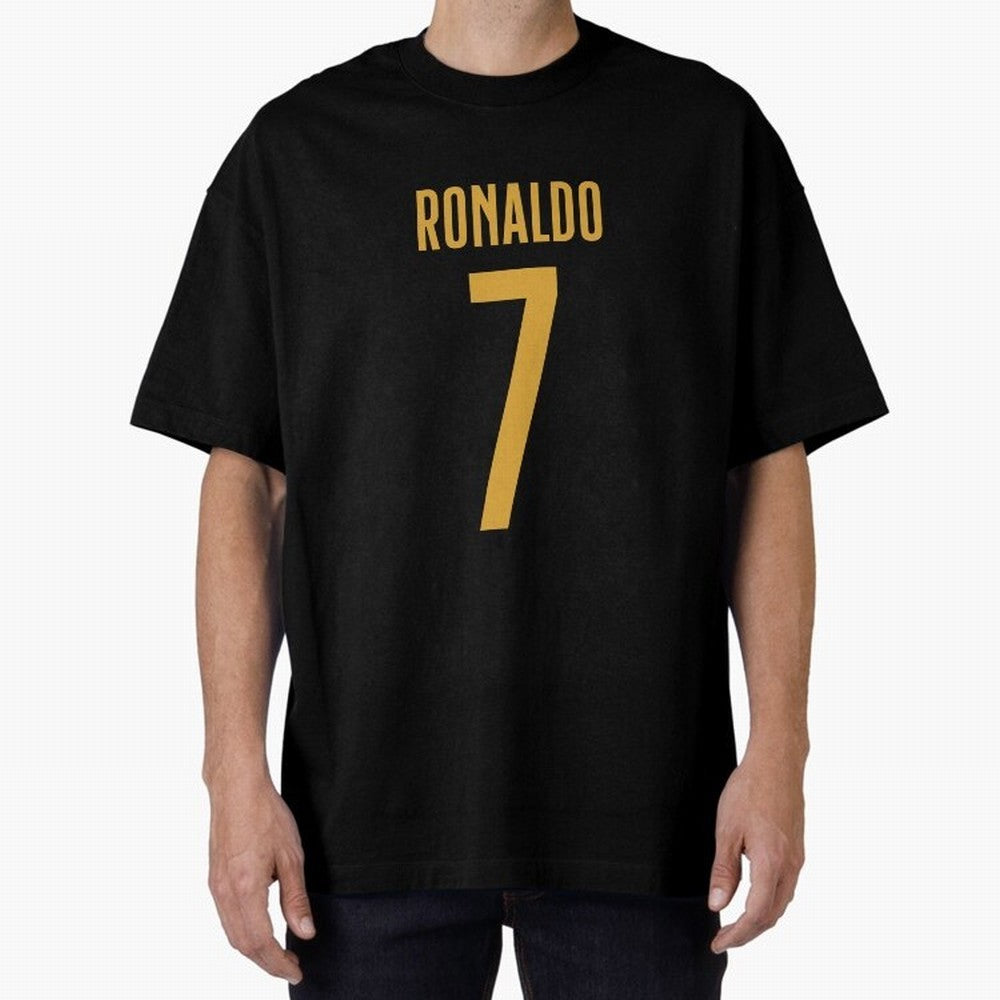 Christiano Ronaldo Portugal Jersey 2023 Oversized T-Shirt Represent FIFA World Cup 2026 Group Stage Inspired by Messi, CR7 and Mbappe, France Energy, Football History, Final Match Energy, Crowd Noise and Once in a Lifetime Moments; Made for Die