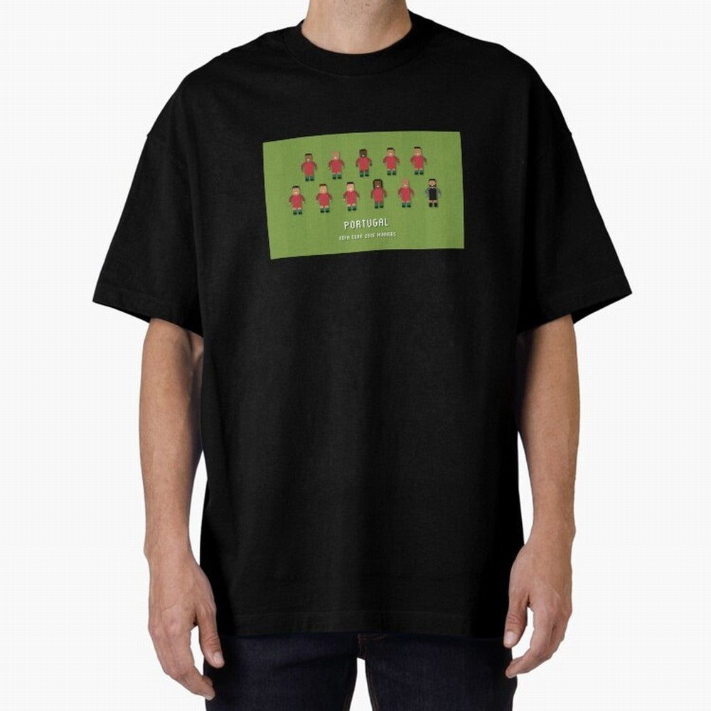 Portugal Euro 2016 Winning Squad Oversized T-Shirt Follow the Final Road of FIFA World Cup 2026 Spirit, Built around Argentina, France and Brazil, Mbappe, Stadium Memories, Football Loyalty, International Chants and Championship Tradition; Ideal