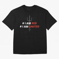 I am red, I am United Oversized T-Shirt Support Your Favorite Stars during FIFA World Cup 2026 Group Stage Highlighting Cristiano Ronaldo, Haaland and CR7, Brazil Energy, Game Day Rituals, Football Legends, Country Pride and the Road to the Final;