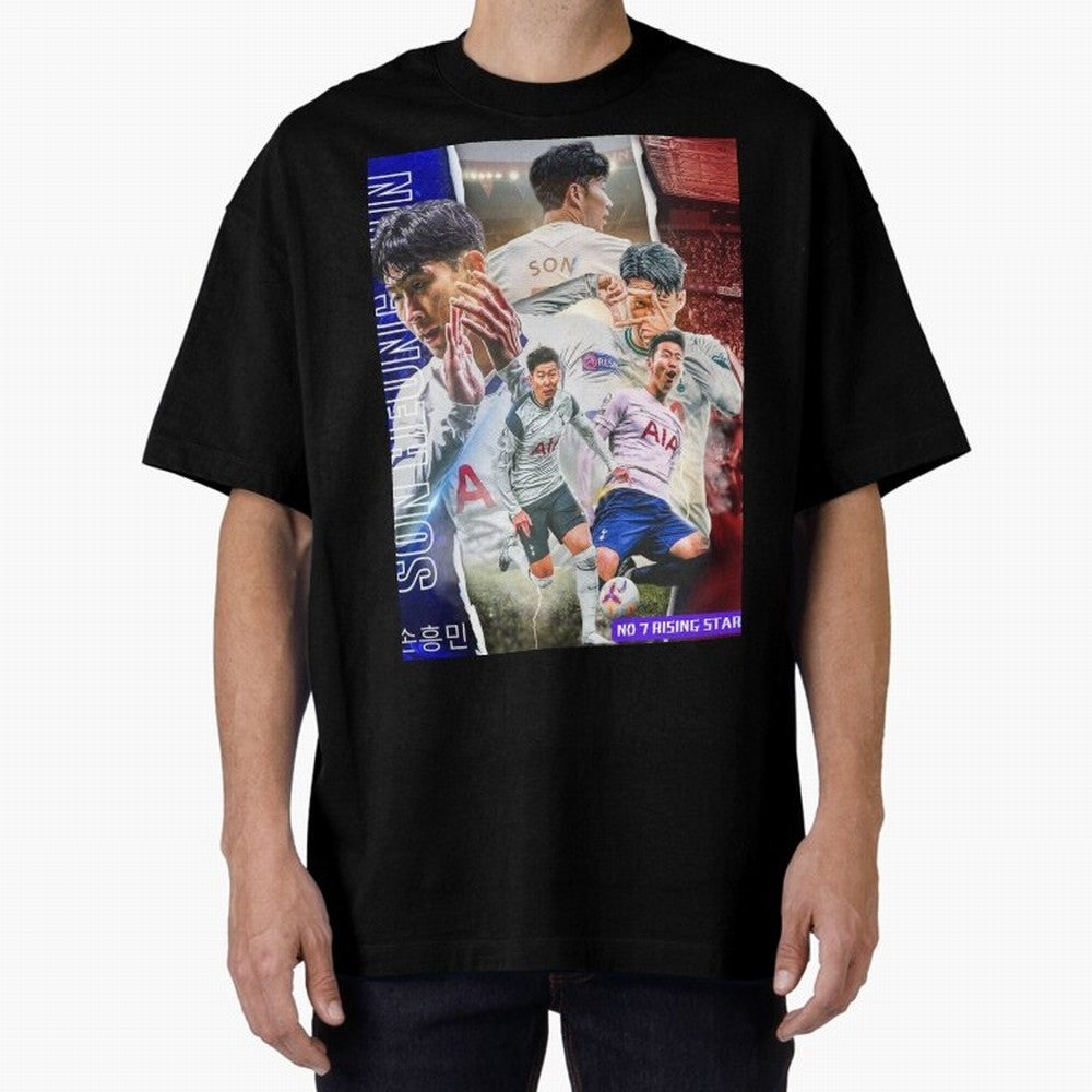 THE 7 STAR SON HEUNG MIN SPECIAL ON REDBUBBLE Oversized T-Shirt Enjoy the Biggest Football Party of Global Football Passion for FIFA World Cup 2026 USA Canada Mexico, Driven by CR7 and Messi, Spain and Netherlands, Goal Celebration Energy,