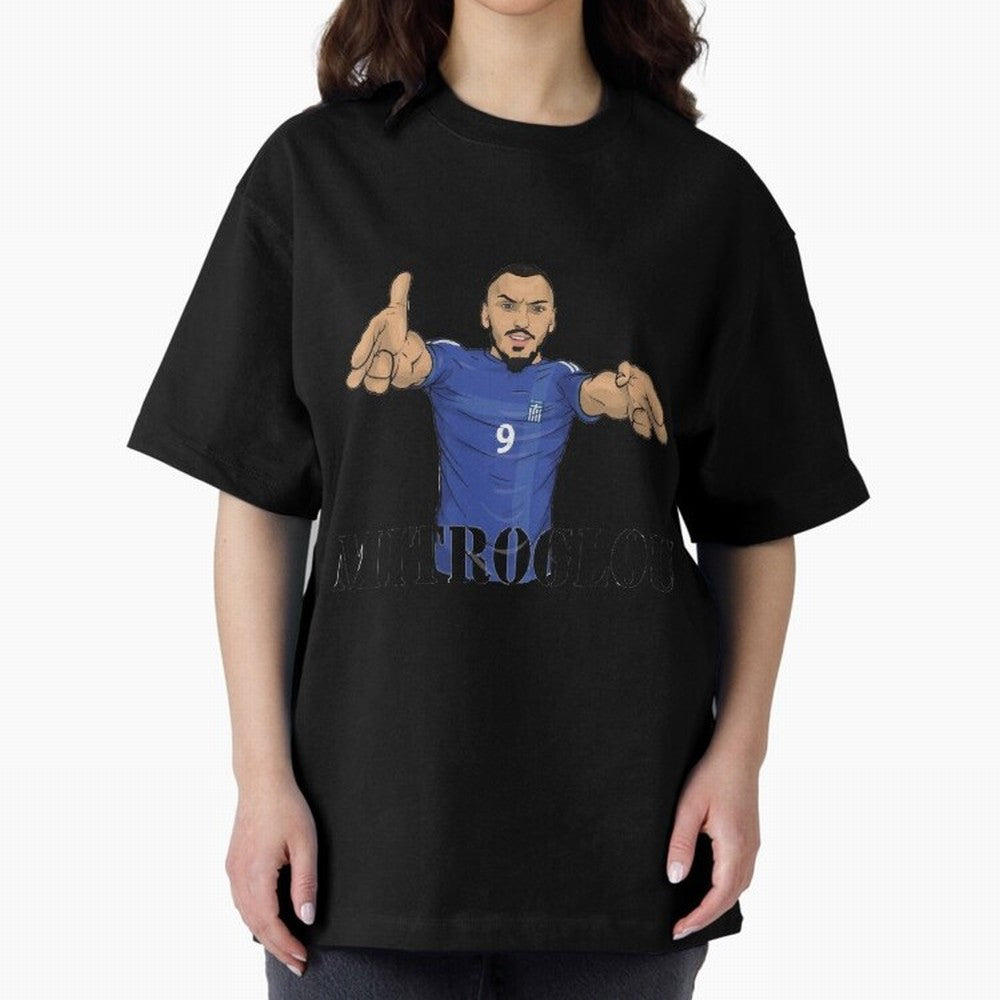 Kostantinos Mitroglou Oversized T-Shirt Make Memories around FIFA World Cup 2026 Group Stage for Fans of Mbappe and Neymar and Argentina, France and Brazil, Bringing Global Supporter Spirit, Legendary Goals, National Colors and Tournament
