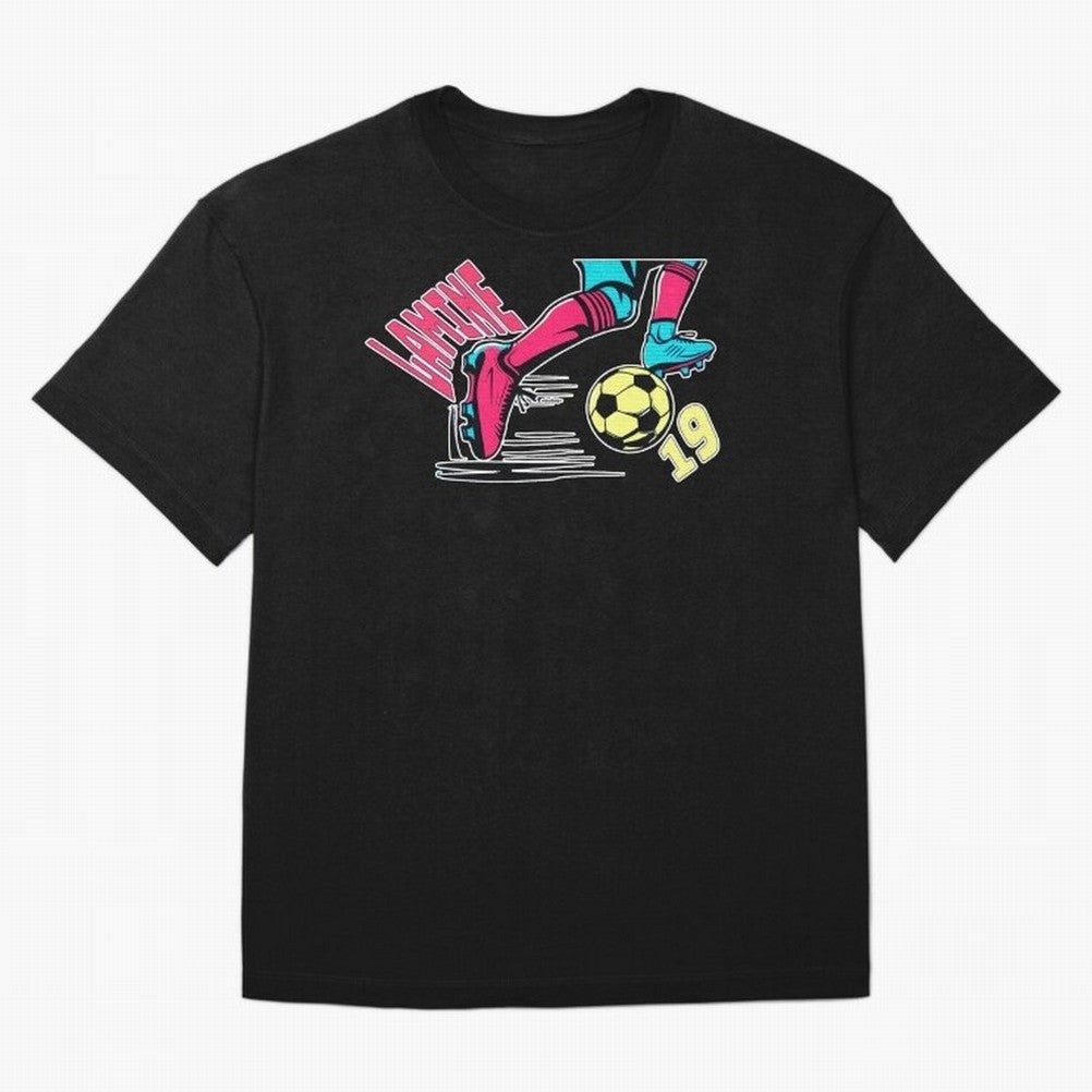 Lamine Yamal Oversized T-Shirt Cheer through Every Moment of FIFA World Cup 2026 USA Canada Mexico Spirit, Highlighting Portugal, Mbappe, Retro Football Energy, Iconic Rivalries, Trophy Chase Drama and Stadium Atmosphere; Made for Collectors Who