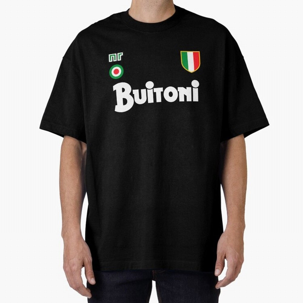Napoli 1987 Oversized T-Shirt Show Up for the Glory of Match Day Hype around FIFA World Cup 2026, Haaland and Mbappe, Brazil, Fan Favorite Moments, National Team Passion, Big Match Drama and Soccer History; Created for Match Day Parties, Soccer