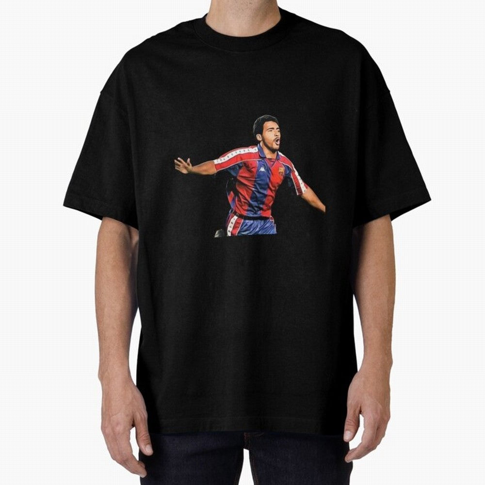 Legends of The Beautiful Game Cartoon Collection Legends Romario Cartoon Artwork162 Oversized T-Shirt Celebrate Football Dreams Across FIFA World Cup 2026 Group Stage Celebrating Cristiano Ronaldo, Haaland and CR7, Portugal, Spain and Germany