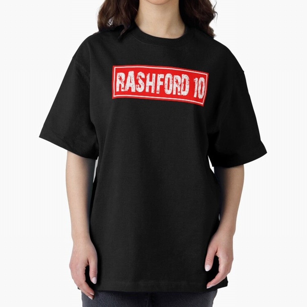 Marcus Rashford Oversized T-Shirt Make Every Match About Match Day Hype around FIFA World Cup 2026, Mbappe, France, Football Festival Excitement, Trophy Ambitions, Country Rivalries and Star Player Buzz; Made for Die Hard Supporters, Soccer Lovers,
