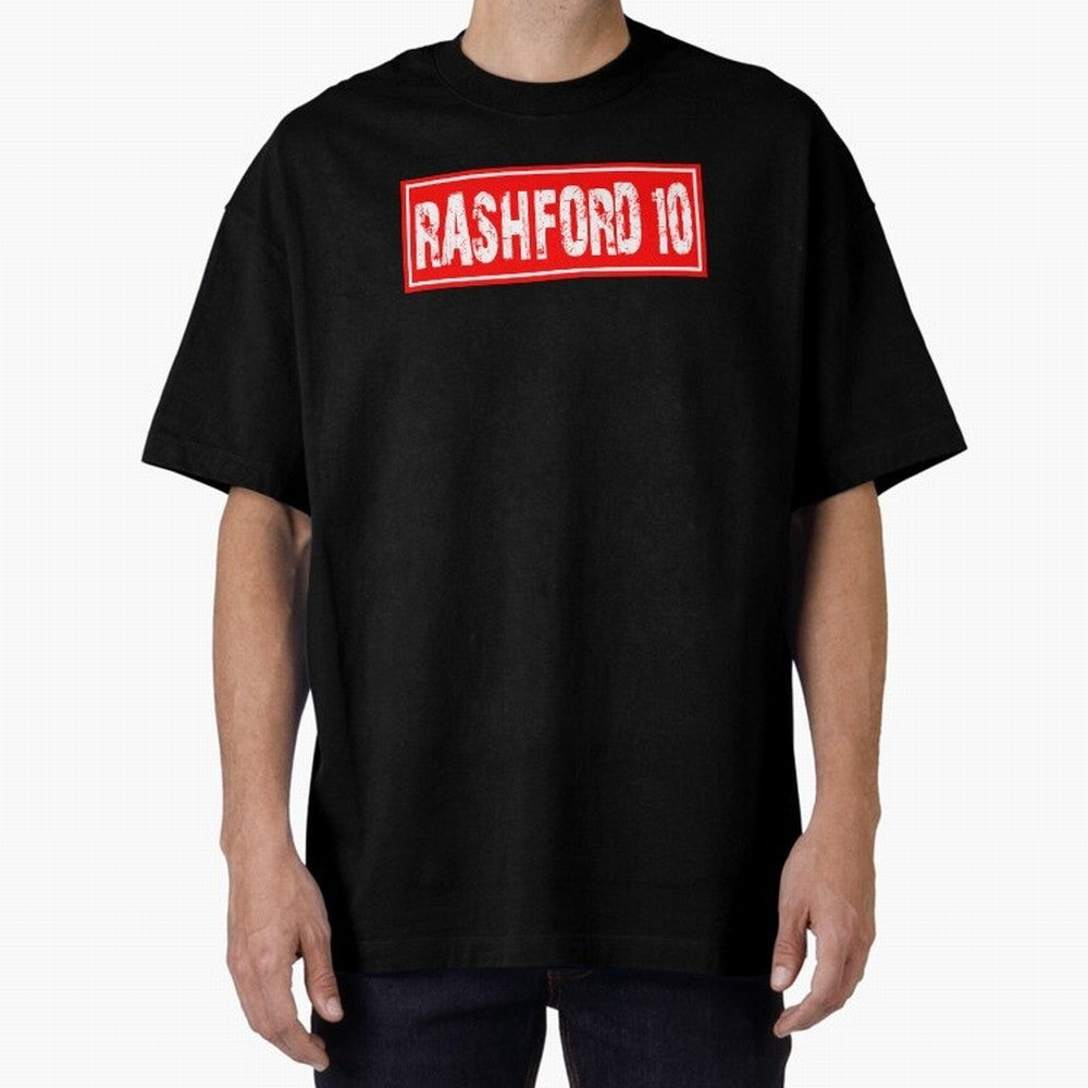 Marcus Rashford Oversized T-Shirt Make Every Match About Match Day Hype around FIFA World Cup 2026, Mbappe, France, Football Festival Excitement, Trophy Ambitions, Country Rivalries and Star Player Buzz; Made for Die Hard Supporters, Soccer Lovers,