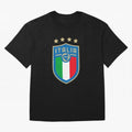 Italy Emblem Oversized T-Shirt Celebrate the Stars of Match Day Hype around FIFA World Cup 2026 USA Canada Mexico, Neymar, Haaland and Cristiano Ronaldo, Brazil, Portugal and Argentina, Championship Spirit, Famous Goals, Roaring Crowds and