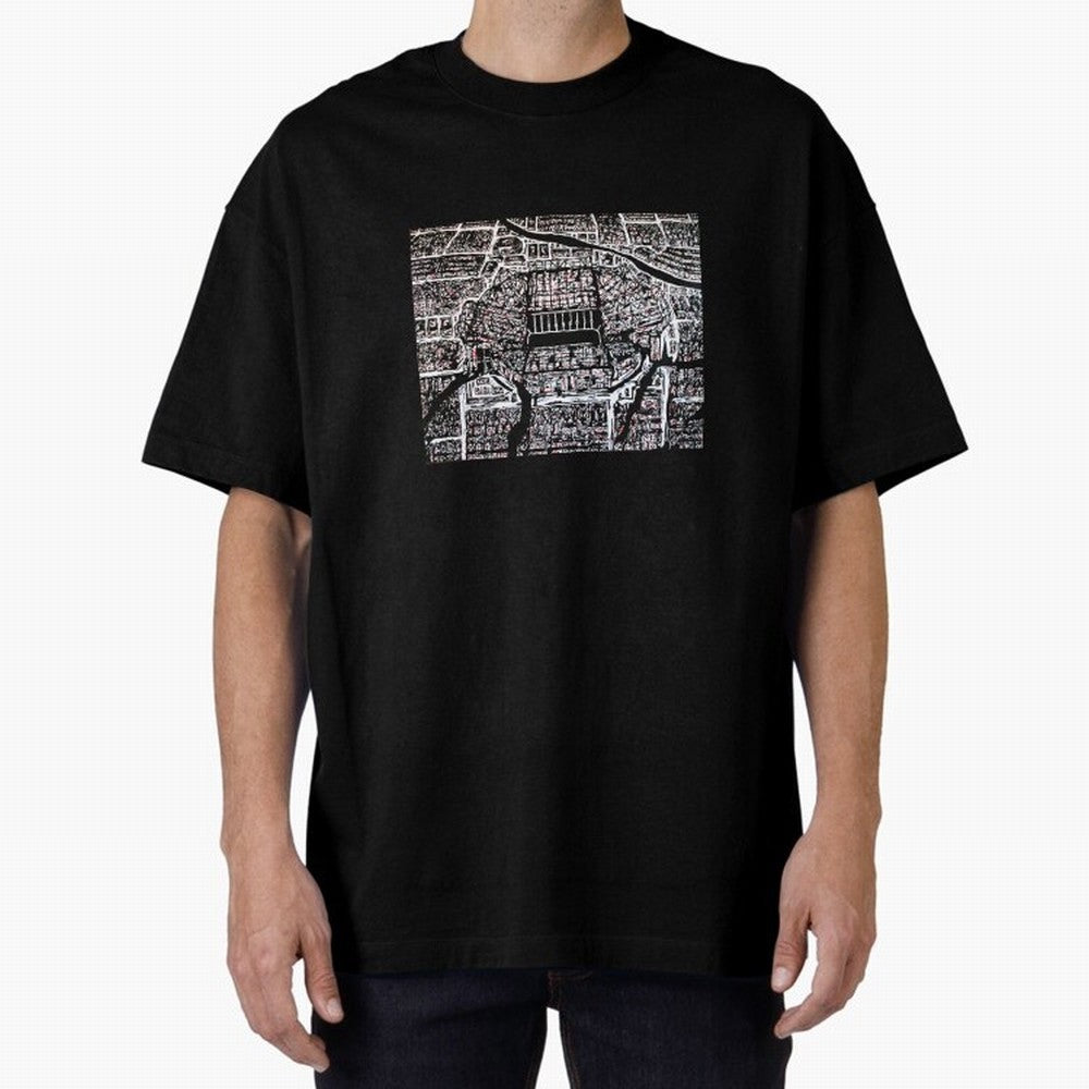 Old Trafford Oversized T-Shirt Show Passion for the Stars of FIFA World Cup 2026 for Fans of Haaland and Mbappe and Portugal, Bringing Global Supporter Spirit, Legendary Goals, National Colors and Tournament Celebration; Ideal for Passionate Fans