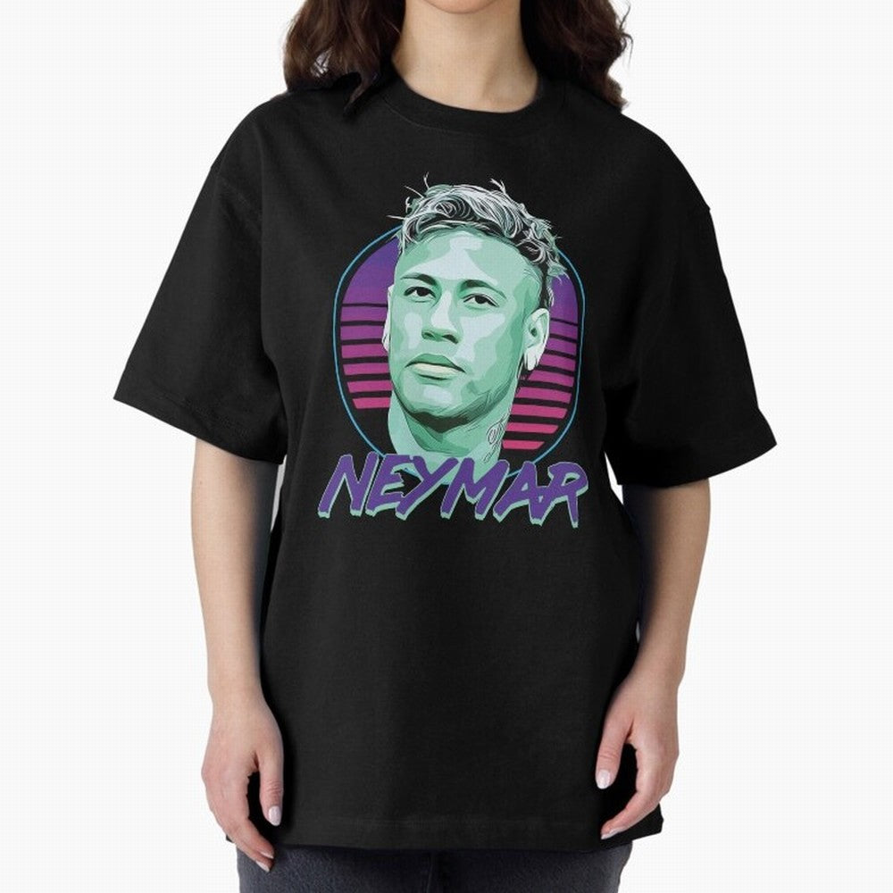 Neymar JR Oversized T-Shirt Carry FIFA World Cup 2026 USA Canada Mexico for Fans of CR7 and Brazil, Bringing Supporter Pride, Iconic Celebrations, Legendary Names and Global Match Day Energy; Perfect for People Who Love Argentina, Brazil, France,