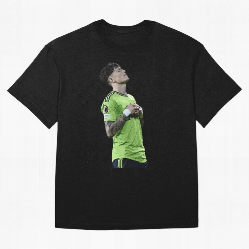 Garnacho Inner Peace Celebration Oversized T-Shirt Experience the Global Stage of FIFA World Cup 2026 Group Stage Driven by Messi, Neymar and Mbappe, Spain and Netherlands Energy, Classic Soccer Heritage, Championship Pressure, Fan Loyalty and