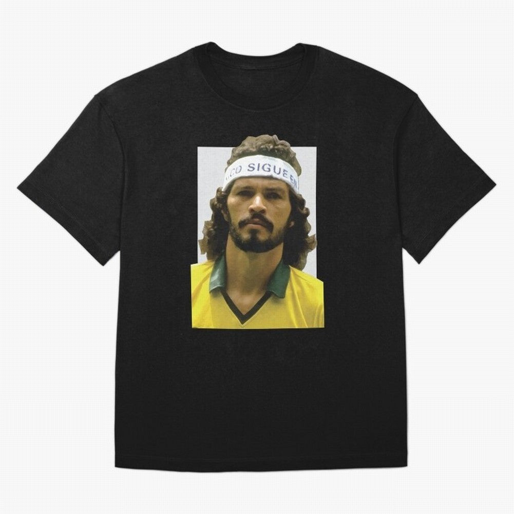 Scrates Football legend Oversized T-Shirt Turn Up for Match Day Hype around FIFA World Cup 2026, Haaland and Mbappe, Spain, Tournament Hype, Historic Matchups, Family Viewing Parties and Global Sports Pride; Created for Match Day Parties, Soccer